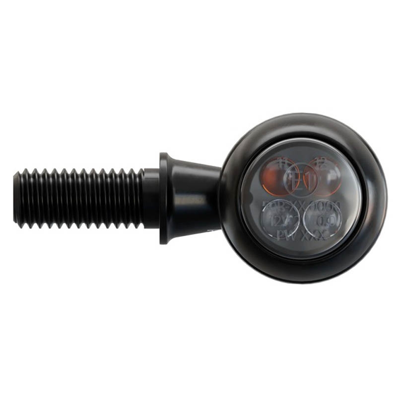 Мигачи за мотоциклет Highsider Smart Circula-S LED 3в1 черни