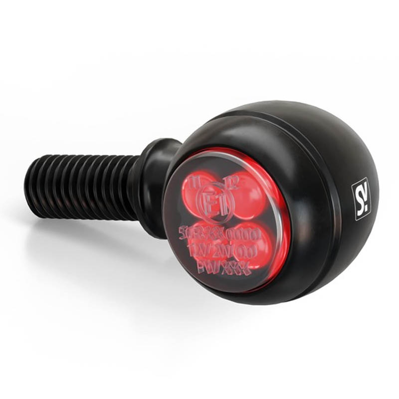 Мигачи за мотоциклет Highsider Smart Circula-S LED 3в1 черни
