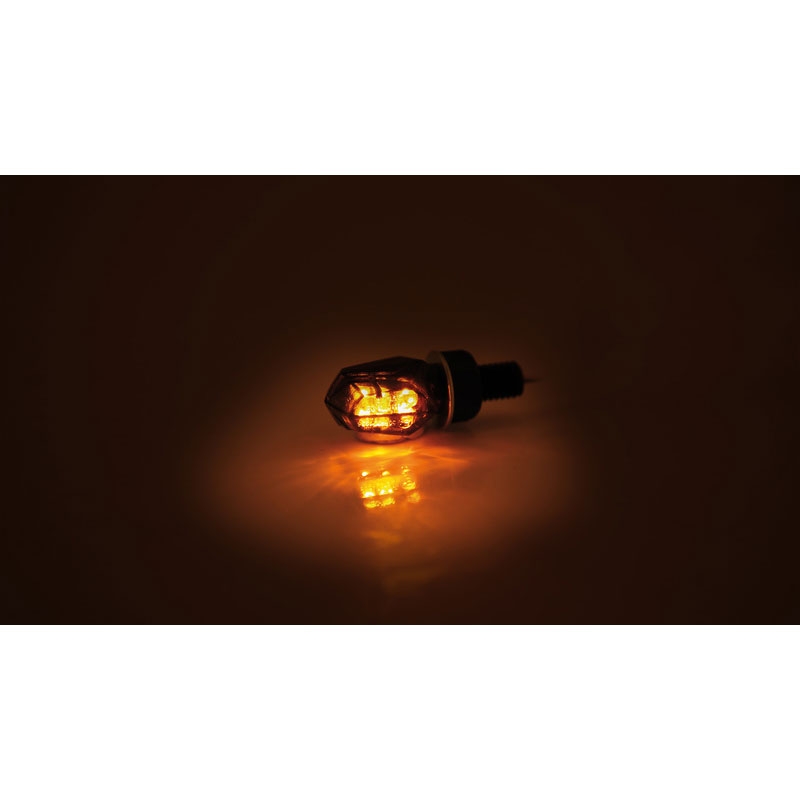Highsider Smart Tiny LED мигачи за мотоциклет, черни