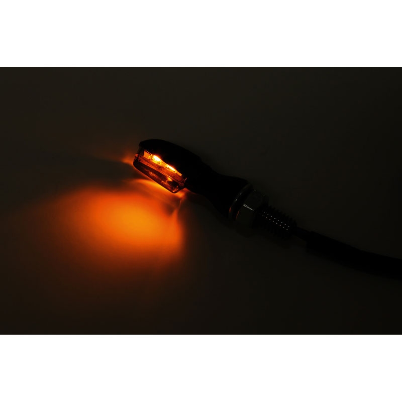 Мигачи за мотоциклет Highsider Smart SPARK LED черни с опушено стъкло