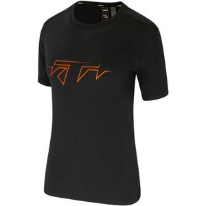 Дамска тениска с лого KTM, черна