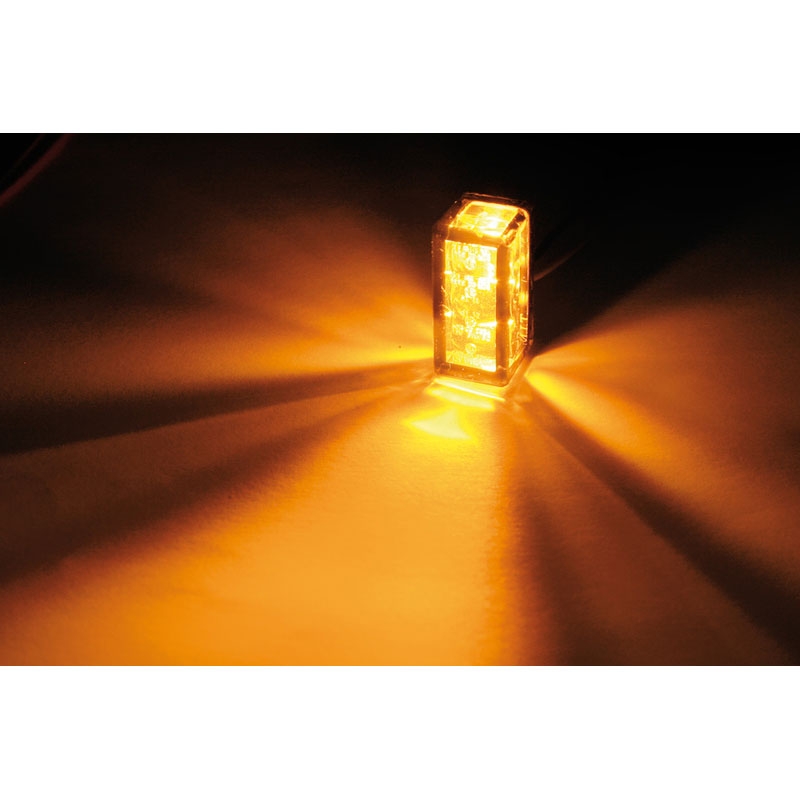 Мигачи за мотоциклет Highsider Smart Cube-V LED черни