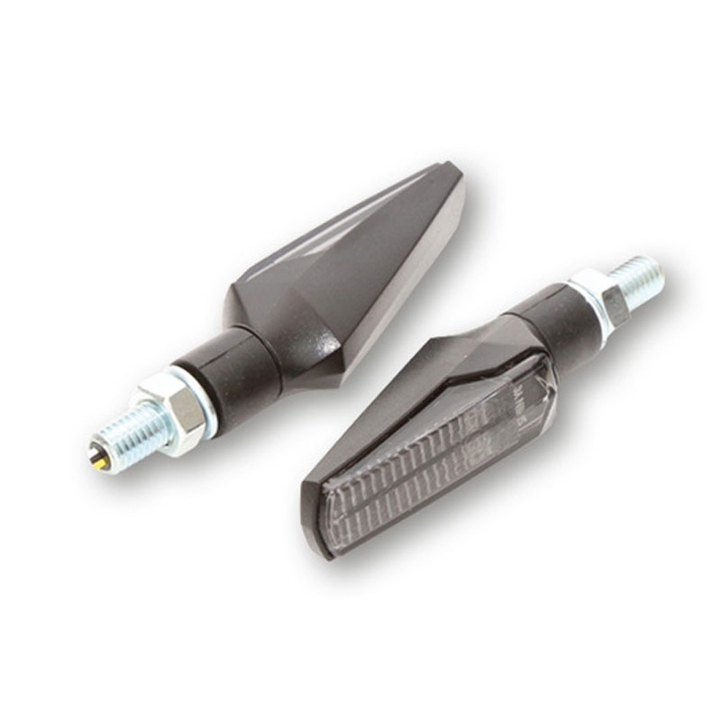 Мигачи за мотоциклет Highsider Smart Fineline LED 2в1 черни