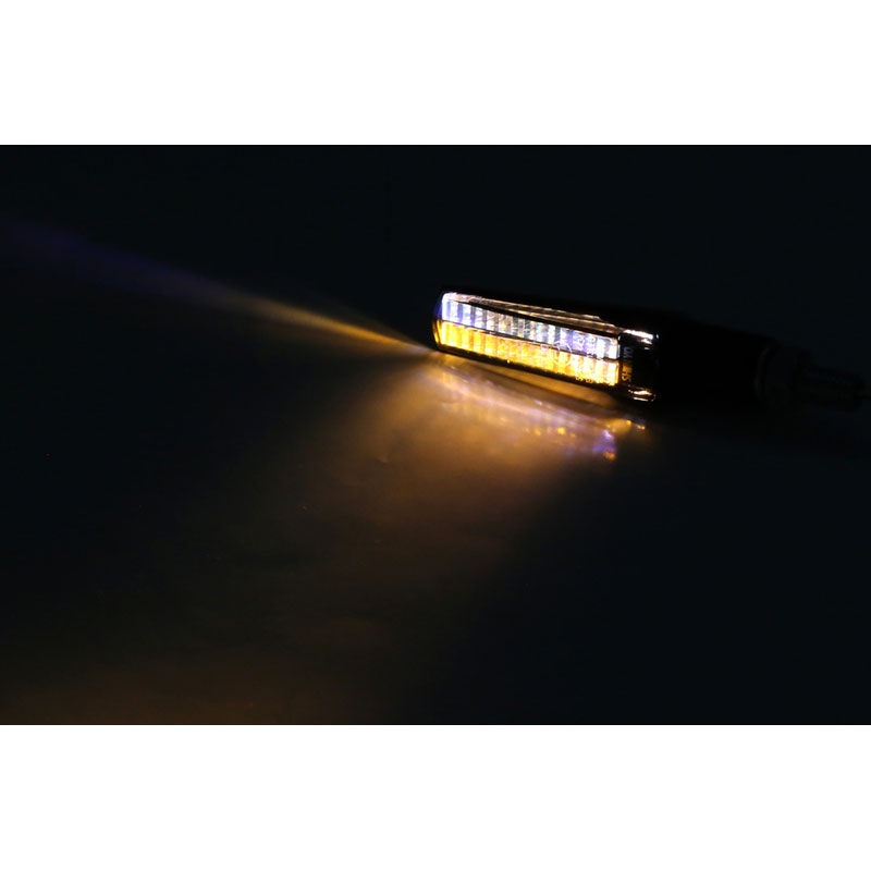 Мигачи за мотоциклет Highsider Smart Fineline LED 2в1 черни