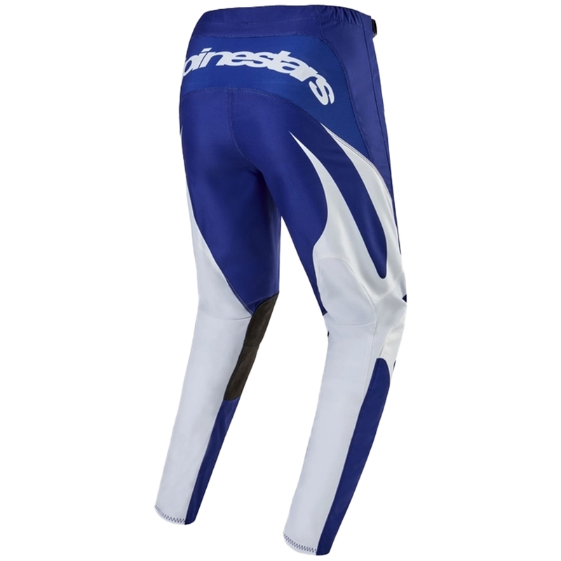 Панталони за мотокрос Alpinestars Fluid Lucent синьо-бяло-черно