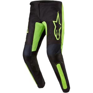 Панталон за мотокрос Alpinestars Fluid Lurv черен-флуо жълт