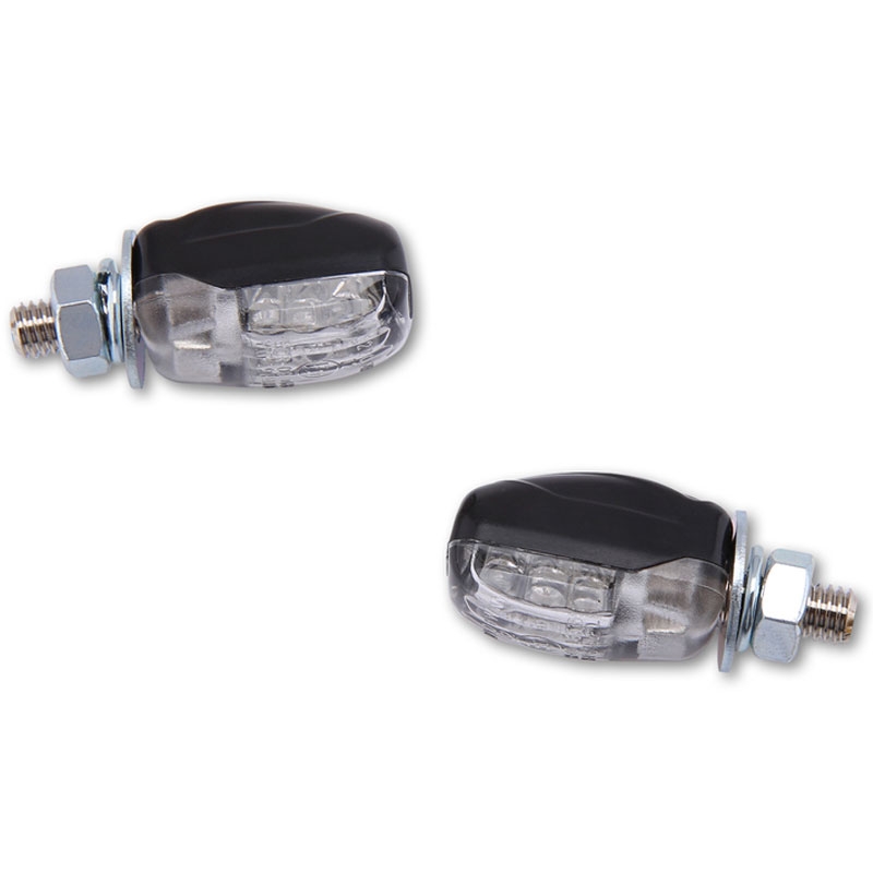 Мигачи за мотоциклет Highsider Smart Picco LED черни