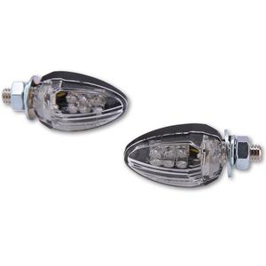 Highsider Smart Drop LED мигачи за мотоциклет, черни
