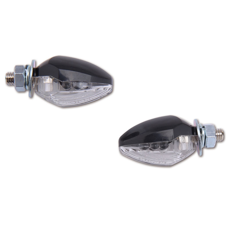 Highsider Smart Drop LED мигачи за мотоциклет, черни