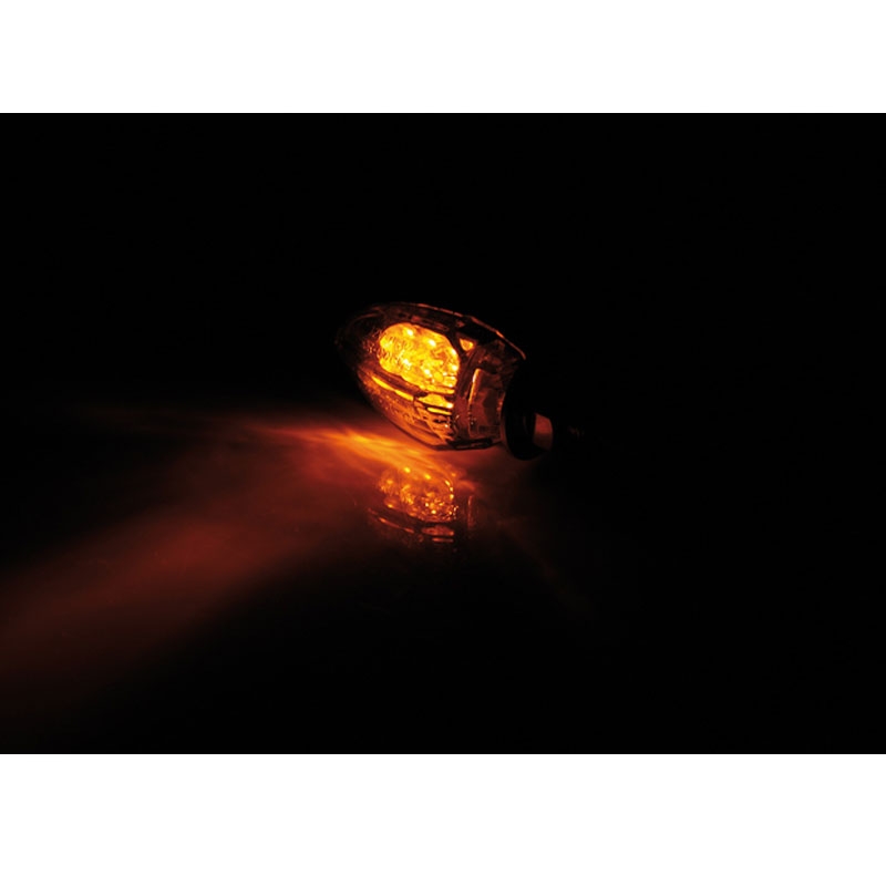 Highsider Smart Drop LED мигачи за мотоциклет, черни
