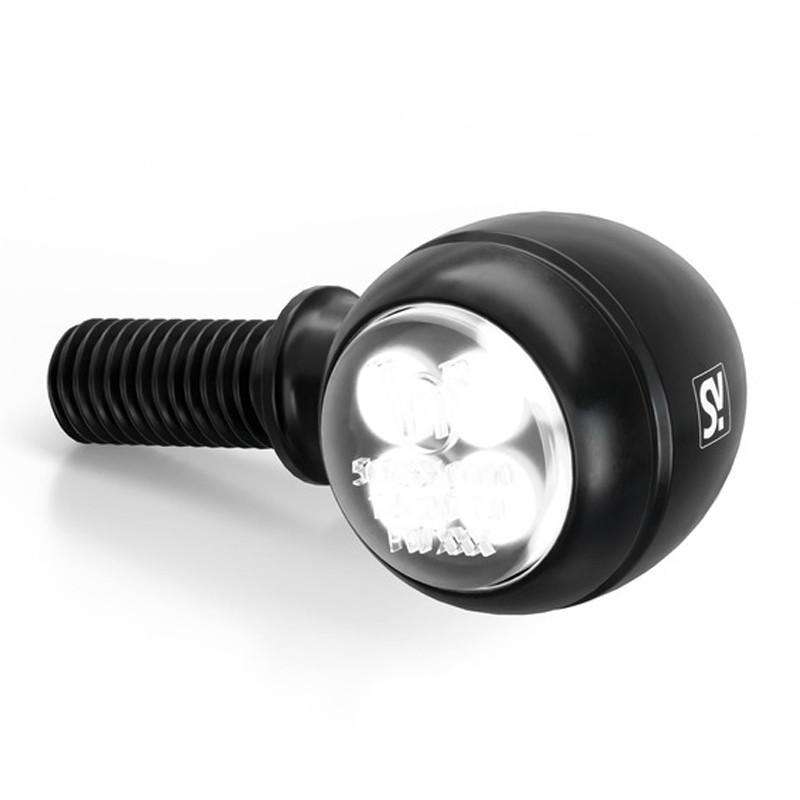 Мигачи за мотоциклет Highsider Smart Circula-S LED 2в1 черни