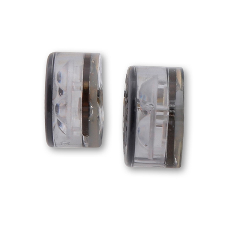 Мигачи за мотоциклет Highsider Smart Module Sixteen LED 2в1, опушено сиви