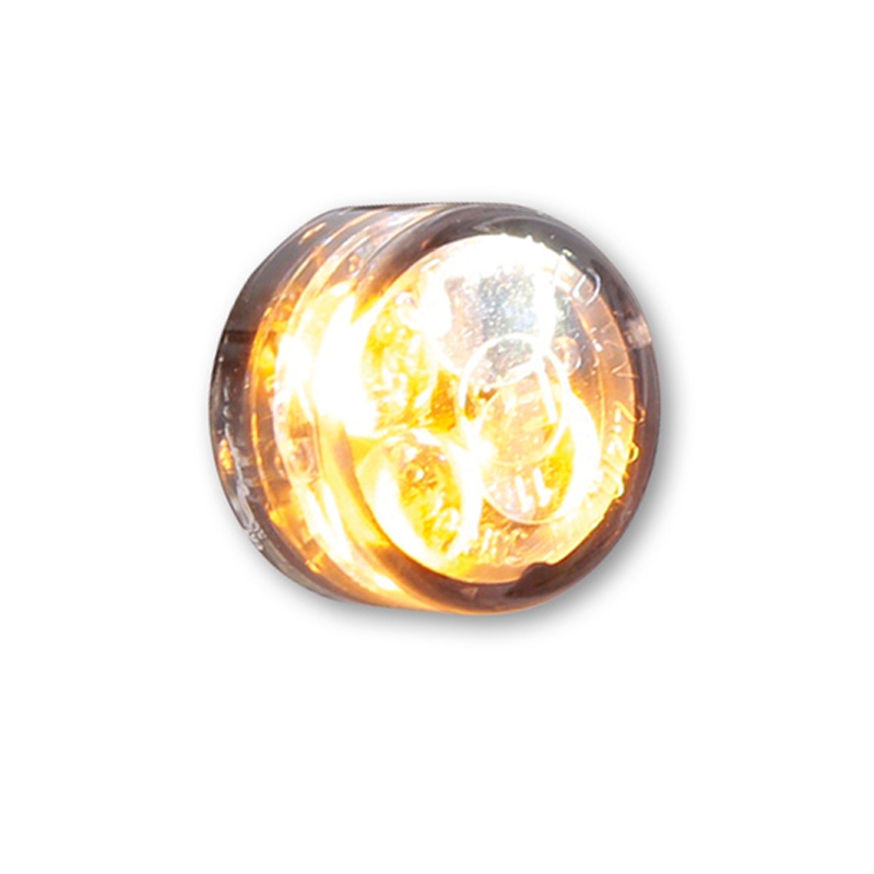 Мигачи за мотоциклет Highsider Smart Module Sixteen LED 2в1, опушено сиви