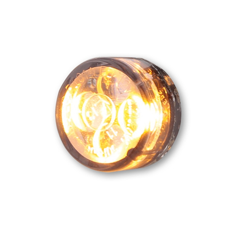Мигачи за мотоциклет Highsider Smart Module Sixteen LED 2в1, опушено сиви