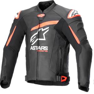 Alpinestars GP plus R 4 Airflow Black-Fluo Red-White Кожено мотоциклетно яке