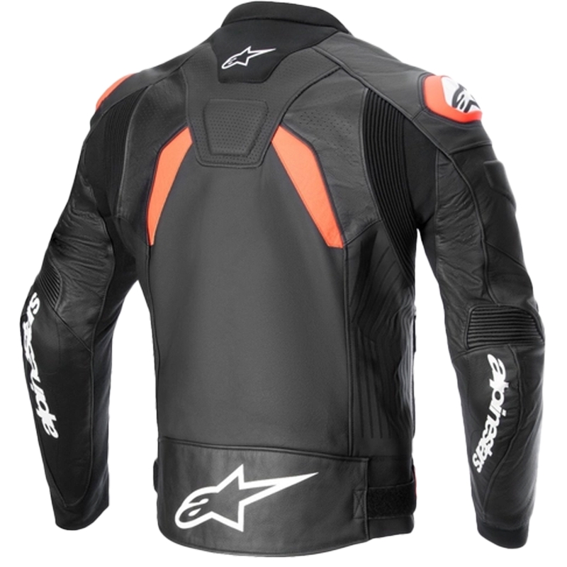 Alpinestars GP plus R 4 Airflow Black-Fluo Red-White Кожено мотоциклетно яке