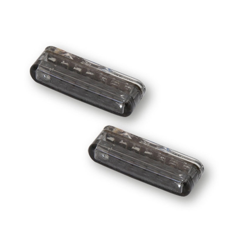 Мигачи за мотоциклет Highsider Smart Shorty LED 3в1 черни