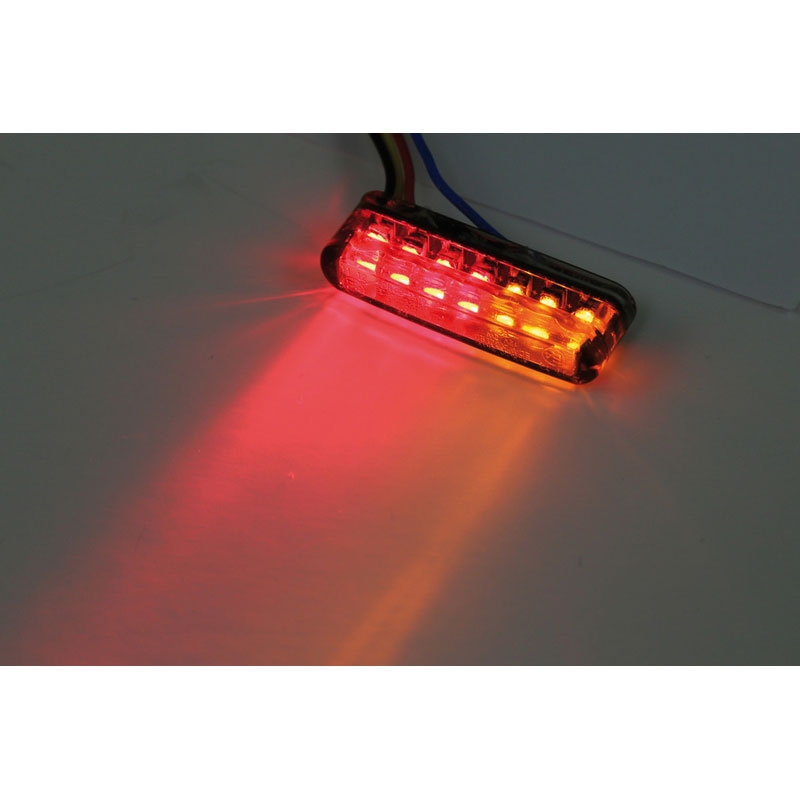Мигачи за мотоциклет Highsider Smart Shorty LED 3в1 черни