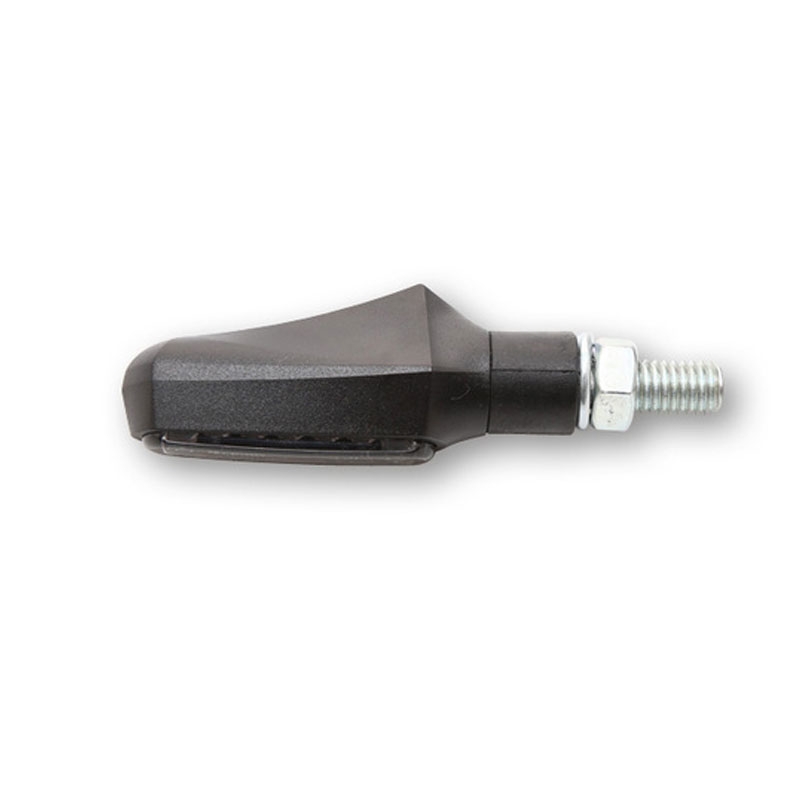 Мигачи за мотоциклет Highsider Smart Shorty Fin 3в1 черни