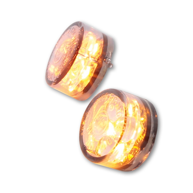 Мигачи за мотоциклет Highsider Smart Module Sixteen LED 3в1, опушено сиви