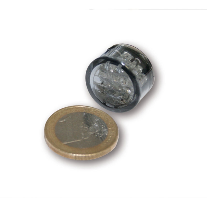 Highsider Smart Pin LED задна светлина за мотоциклет, опушено сива