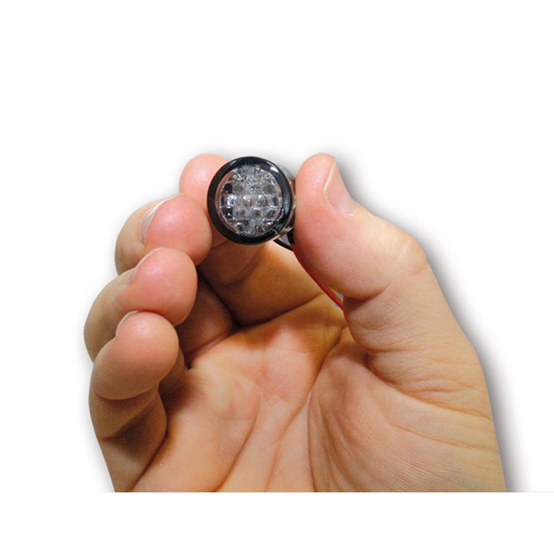 Highsider Smart Pin LED задна светлина за мотоциклет, опушено сива