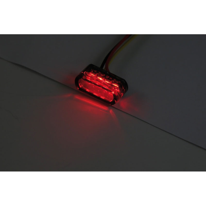 Highsider Smart Module 1 LED задна светлина за мотоциклет, опушено сива