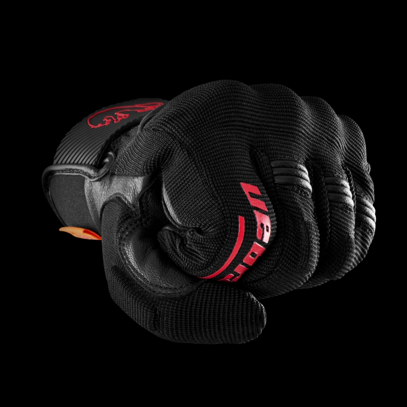 Мотоциклетни ръкавици Furygan Jet D3O Evo черно-червени