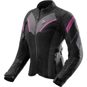 Мотоциклетно яке Rebelhorn Hiflow V Black-Grey-Pink за жени