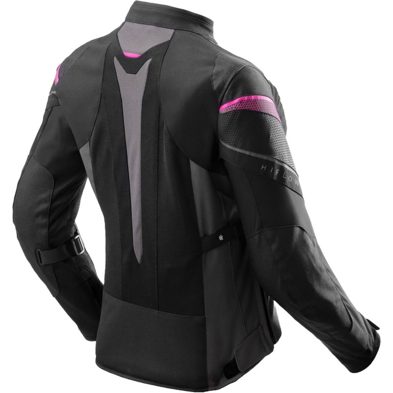 Мотоциклетно яке Rebelhorn Hiflow V Black-Grey-Pink за жени