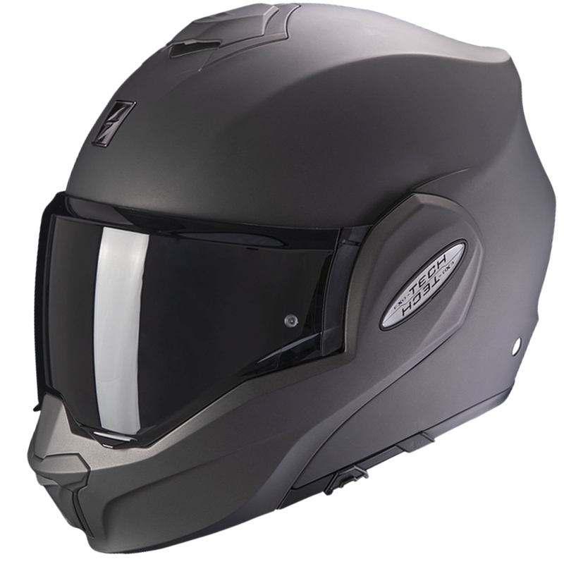 Сгъваема мотоциклетна каска Scorpion EXO-TECH EVO Solid матов антрацит
