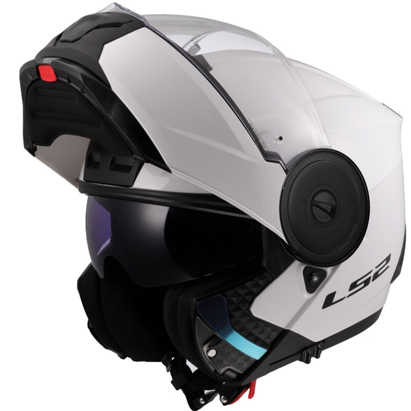 Мотоциклетна каска с отваряне LS2 FF902 Scope II, бяла