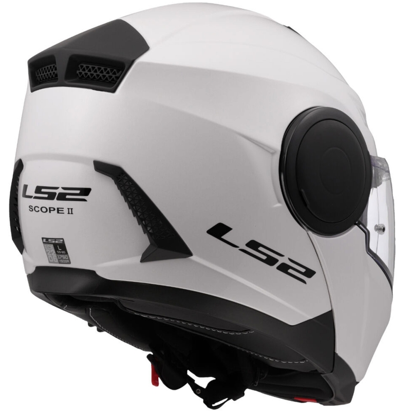 Мотоциклетна каска с отваряне LS2 FF902 Scope II, бяла