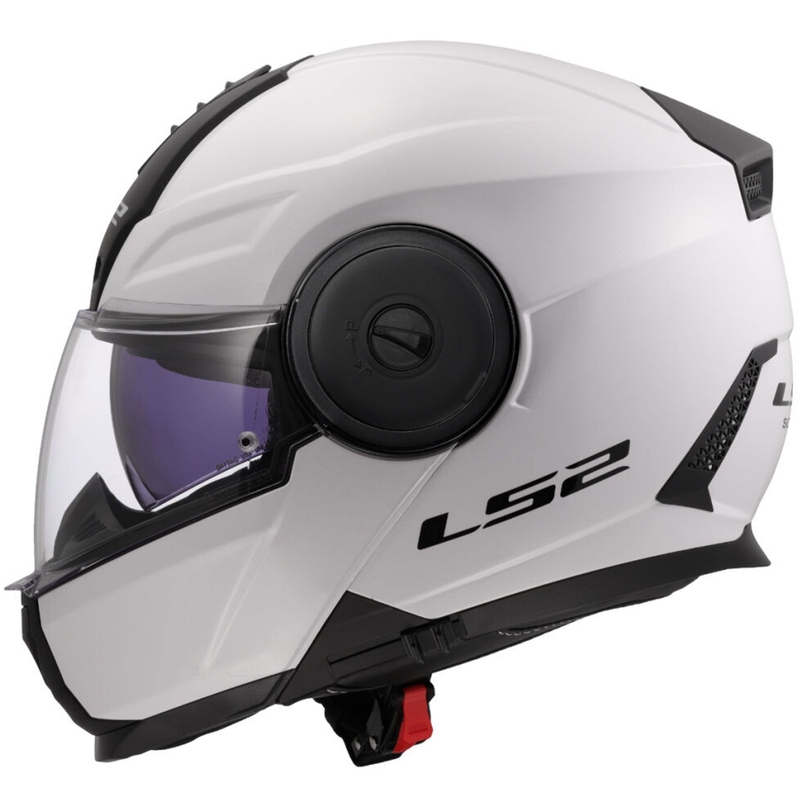 Мотоциклетна каска с отваряне LS2 FF902 Scope II, бяла