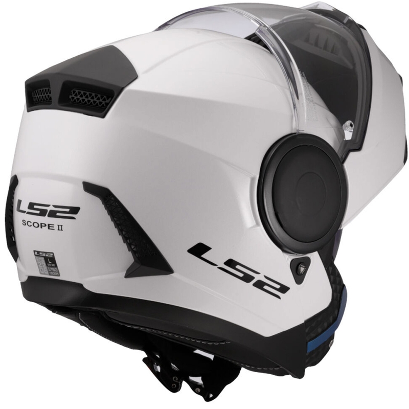 Мотоциклетна каска с отваряне LS2 FF902 Scope II, бяла