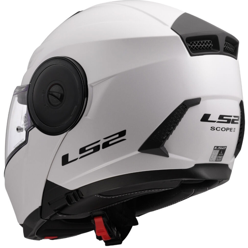 Мотоциклетна каска с отваряне LS2 FF902 Scope II, бяла