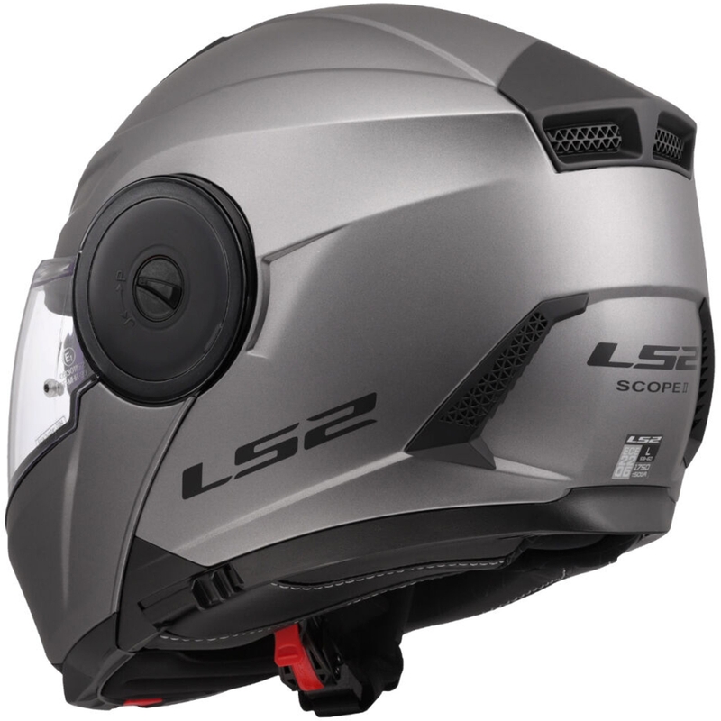 Мотоциклетна каска с отваряне LS2 FF902 Scope II, плътен матов титан