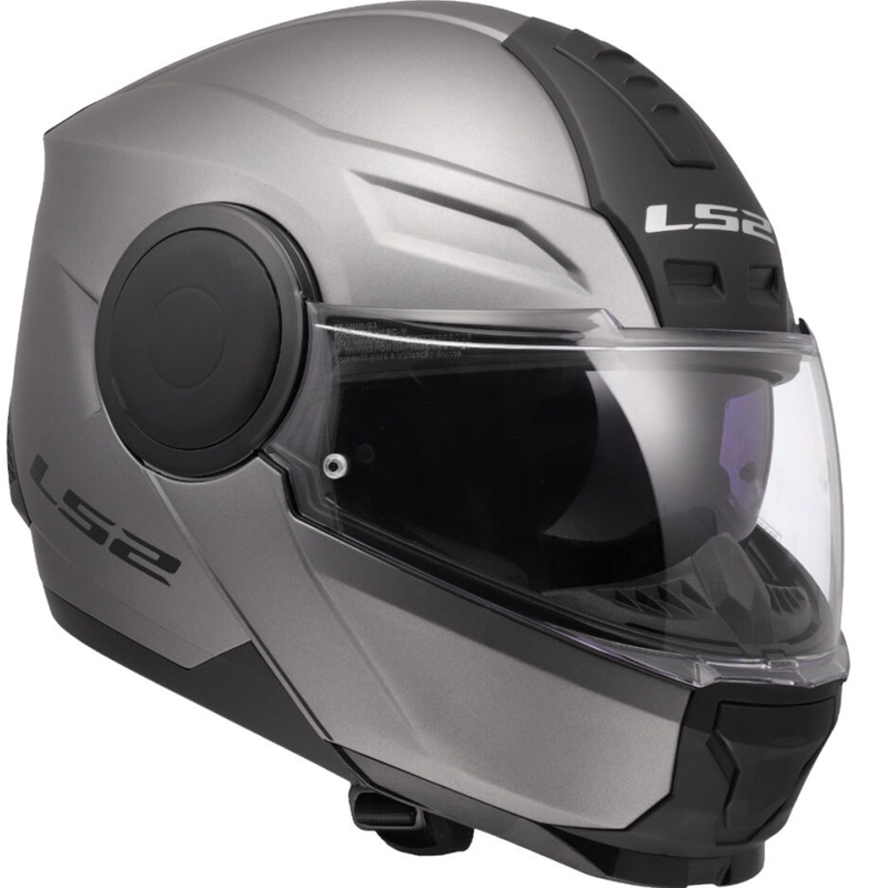 Мотоциклетна каска с отваряне LS2 FF902 Scope II, плътен матов титан