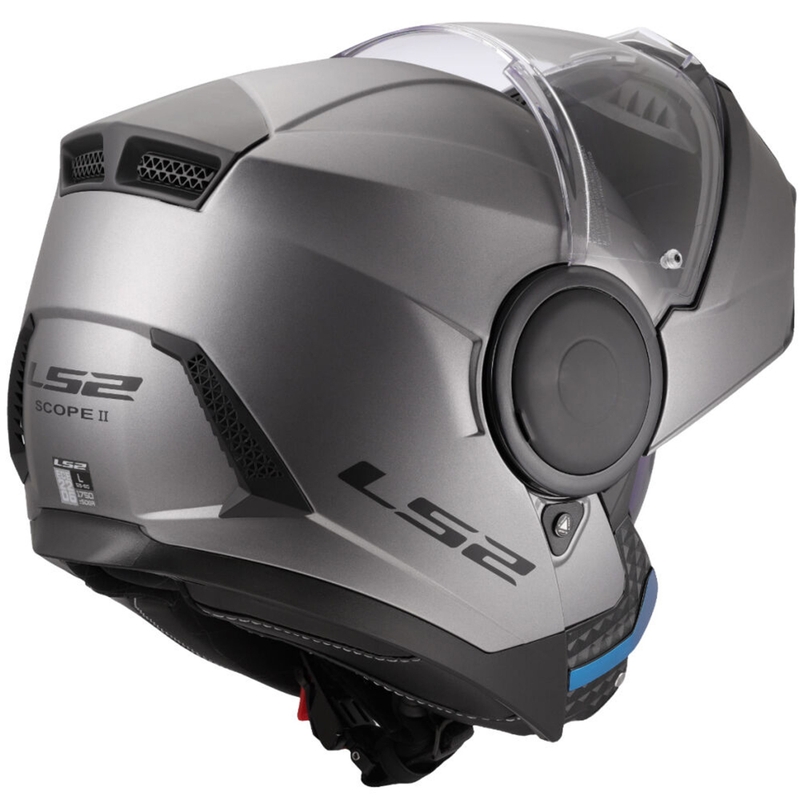 Мотоциклетна каска с отваряне LS2 FF902 Scope II, плътен матов титан