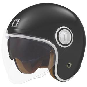 Отворена мотоциклетна каска NOX PREMIUM Heritage матово черна