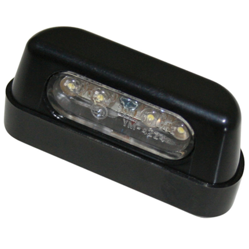 LED осветление на регистрационния номер Highsider Smart Plate черно