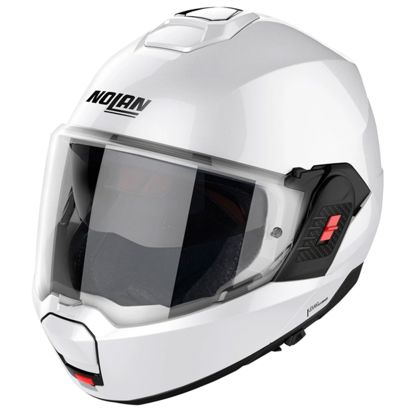 Мото каска Nolan N120-1 Classico N-com, бяла, с отваряне