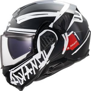 Мото каска с отваряне LS2 FF910 Advant II Tape черна