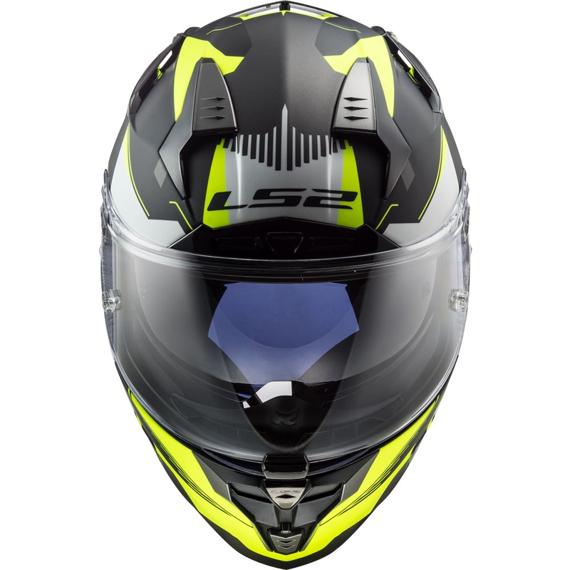 Integrální přilba na motorku LS2 FF327 Challenger Squadron černo-fluo žlutá výprodej