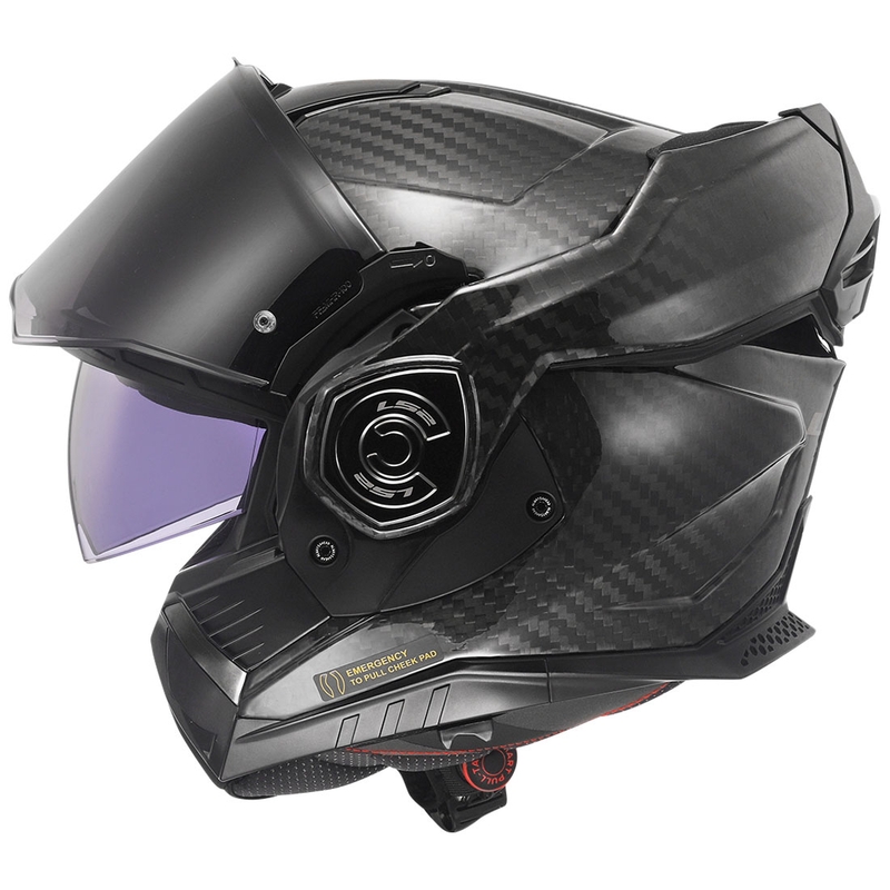 Мото каска с отваряне LS2 FF901 Advant X Solid Carbon black