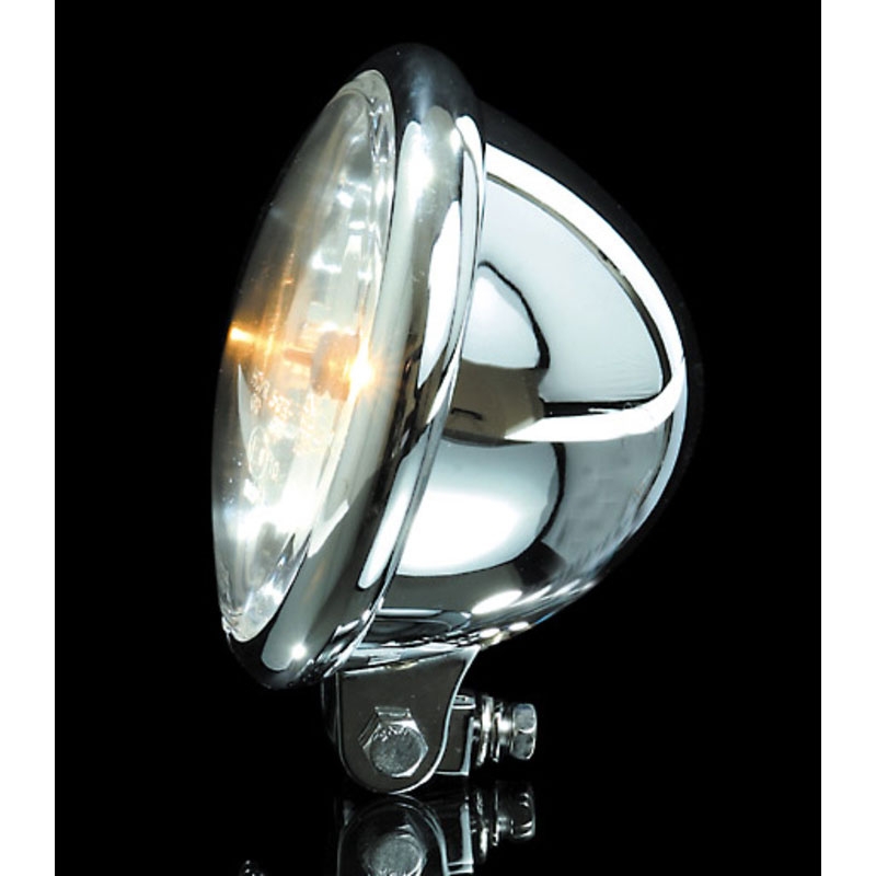 Highsider Smart Bates Style 5 3/4 инчов хромиран фар с прозрачно стъкло