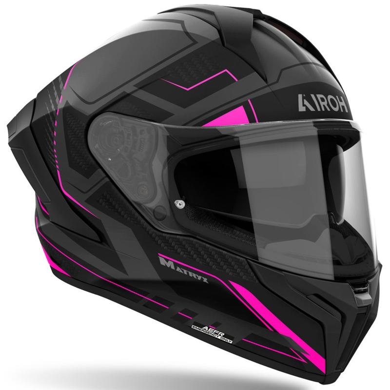 Интегрална мотоциклетна каска Airoh MATRYX Rocket matt pink