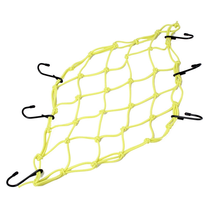 Мрежа за мотоциклет - Spider - флуорово жълта