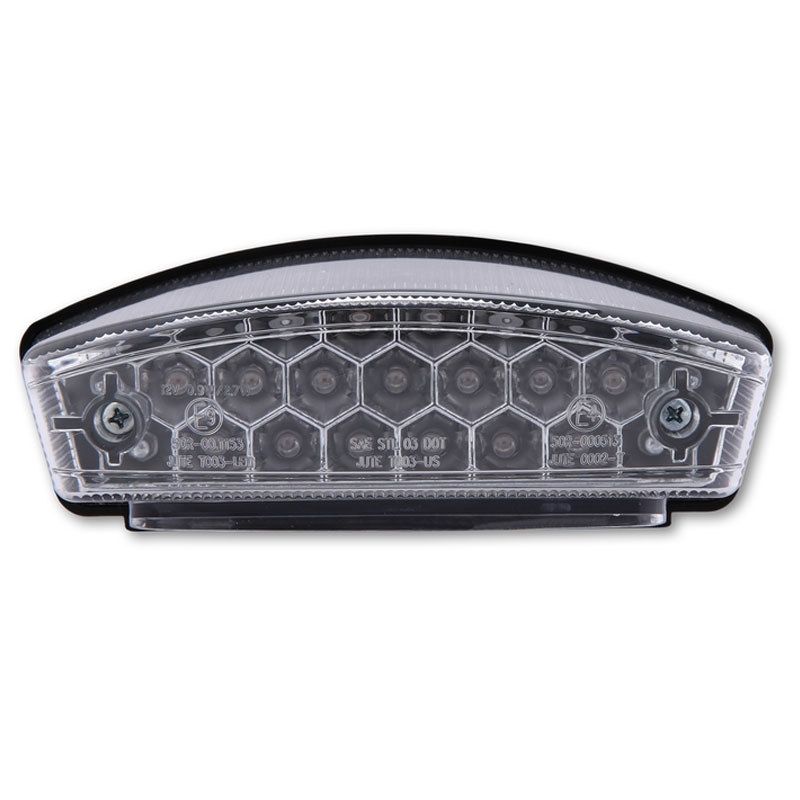 Highsider Smart Monster LED задна светлина за мотоциклет, черна
