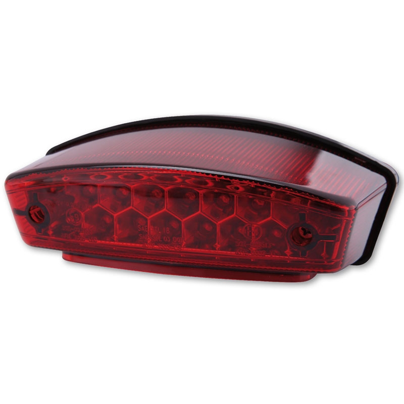Highsider Smart Monster LED задна светлина за мотоциклет, червена